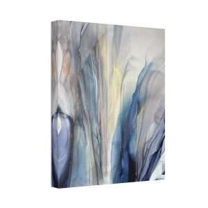 Wall Art: Blue Gold Bronze Fluid Abstract - Image 14