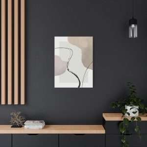 Minimalist Hand-Painted Canvas Wall Art – Part 1 of 2 in a Sophisticated Collection - Image 20