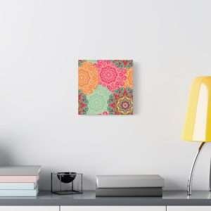 Vintage Islamic, Arabic, and Indian Motifs Canvas Wall Art – Timeless Cultural Elegance - Image 11