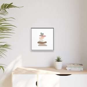 Zen Stones Yoga Canvas Wall Art – A Symbol of Balance & Harmony - Image 39