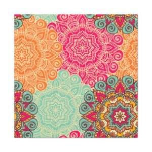 Vintage Islamic, Arabic, and Indian Motifs Canvas Wall Art – Timeless Cultural Elegance - Image 17
