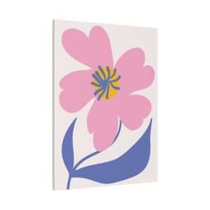 Botanical Doodle Art Flowers Canvas Wall Art – Part 2 of 24 in a Charming Collection - Image 2