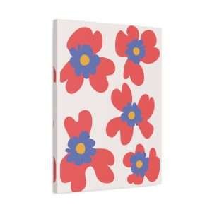Botanical Doodle Art Flowers Canvas Wall Art – Part 12 of 24 in a Charming Collection - Image 14
