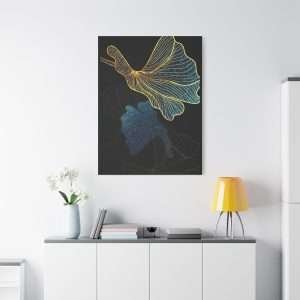 Luxury Golden Black Canvas Wall Art – Part 2 of 3 in an Elegant Collection - Image 3