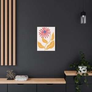 Botanical Doodle Art Flowers Canvas Wall Art – Part 4 of 24 in a Charming Collection - Image 16