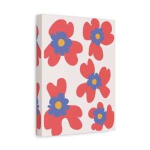 Botanical Doodle Art Flowers Canvas Wall Art – Part 12 of 24 in a Charming Collection - Image 6