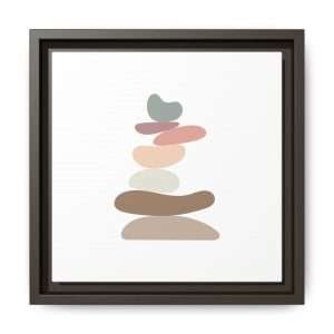 Zen Stones Yoga Canvas Wall Art – A Symbol of Balance & Harmony - Image 25