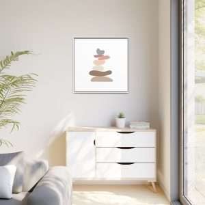 Zen Stones Yoga Canvas Wall Art – A Symbol of Balance & Harmony - Image 15