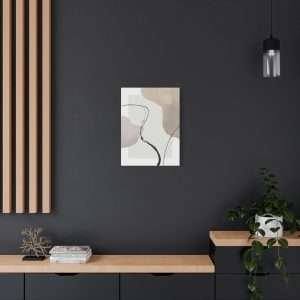 Minimalist Hand-Painted Canvas Wall Art – Part 1 of 2 in a Sophisticated Collection - Image 16