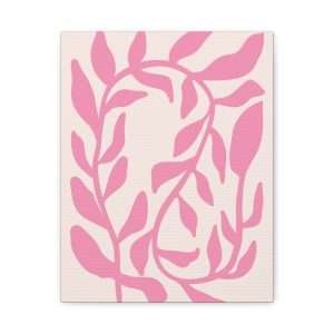 Botanical Doodle Art Flowers Canvas Wall Art – Part 23 of 24 in a Charming Collection - Image 9