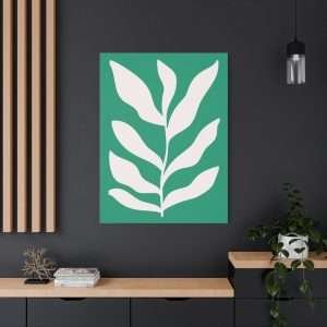 Botanical Doodle Art Flowers Canvas Wall Art – Part 6 of 24 in a Charming Collection - Image 4