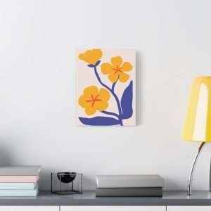 Botanical Doodle Art Flowers Canvas Wall Art – Part 22 of 24 in a Charming Collection - Image 11
