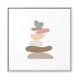 Zen Stones Yoga Canvas Wall Art – A Symbol of Balance & Harmony - Image 57