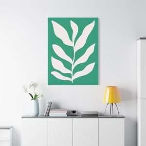 Botanical Doodle Art Flowers Canvas Wall Art – Part 6 of 24 in a Charming Collection - Image 3