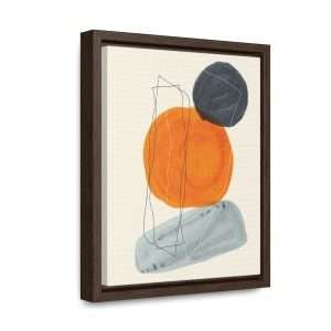 Canvas Wraps - Abstract Hand Painted Illustration - with Frame - Image 10
