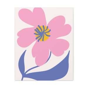 Botanical Doodle Art Flowers Canvas Wall Art – Part 2 of 24 in a Charming Collection - Image 21