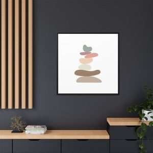 Zen Stones Yoga Canvas Wall Art – A Symbol of Balance & Harmony - Image 52
