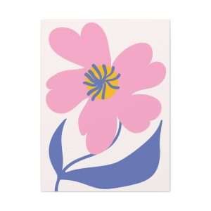 Botanical Doodle Art Flowers Canvas Wall Art – Part 2 of 24 in a Charming Collection - Image 29