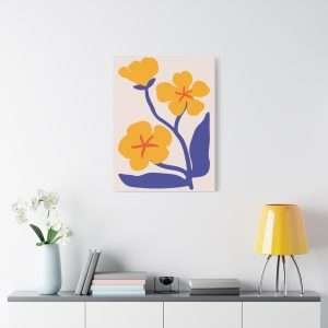 Botanical Doodle Art Flowers Canvas Wall Art – Part 22 of 24 in a Charming Collection - Image 15