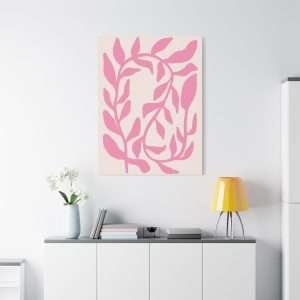 Botanical Doodle Art Flowers Canvas Wall Art – Part 23 of 24 in a Charming Collection - Image 19