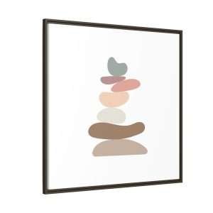 Zen Stones Yoga Canvas Wall Art – A Symbol of Balance & Harmony - Image 54