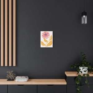 Botanical Doodle Art Flowers Canvas Wall Art – Part 4 of 24 in a Charming Collection - Image 12