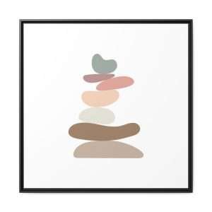 Zen Stones Yoga Canvas Wall Art – A Symbol of Balance & Harmony - Image 49
