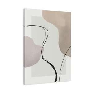 Minimalist Hand-Painted Canvas Wall Art – Part 1 of 2 in a Sophisticated Collection - Image 14