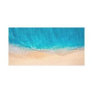 Summer Blue Sea Sandy Beach Canvas Wall Art – A Tranquil Coastal Escape - Image 9