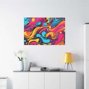Graffiti Pop Art Canvas Wall Art – Bold and Urban Design for Modern Spaces - Image 3