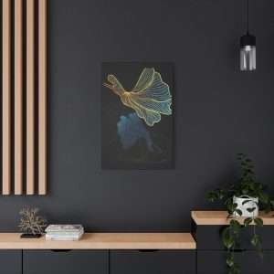 Luxury Golden Black Canvas Wall Art – Part 2 of 3 in an Elegant Collection - Image 20