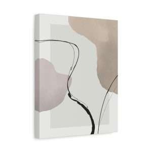 Minimalist Hand-Painted Canvas Wall Art – Part 1 of 2 in a Sophisticated Collection - Image 10