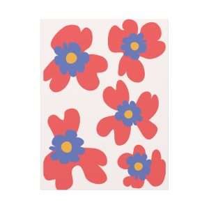 Botanical Doodle Art Flowers Canvas Wall Art – Part 12 of 24 in a Charming Collection - Image 1