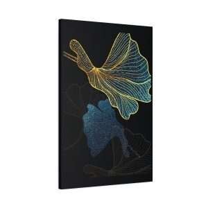 Luxury Golden Black Canvas Wall Art – Part 2 of 3 in an Elegant Collection - Image 18
