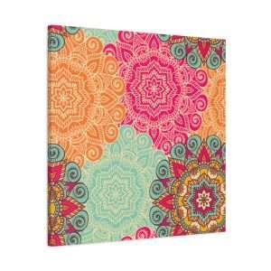 Vintage Islamic, Arabic, and Indian Motifs Canvas Wall Art – Timeless Cultural Elegance - Image 18