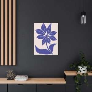 Botanical Doodle Art Flowers Canvas Wall Art – Part 19 of 24 in a Charming Collection - Image 4