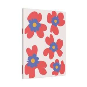 Botanical Doodle Art Flowers Canvas Wall Art – Part 12 of 24 in a Charming Collection - Image 18