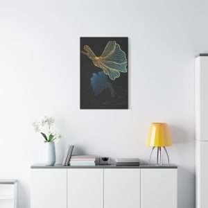 Luxury Golden Black Canvas Wall Art – Part 2 of 3 in an Elegant Collection - Image 19