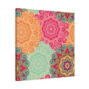 Vintage Islamic, Arabic, and Indian Motifs Canvas Wall Art – Timeless Cultural Elegance - Image 14