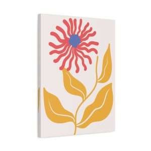 Botanical Doodle Art Flowers Canvas Wall Art – Part 4 of 24 in a Charming Collection - Image 14