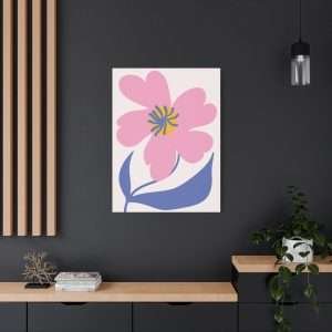 Botanical Doodle Art Flowers Canvas Wall Art – Part 2 of 24 in a Charming Collection - Image 32