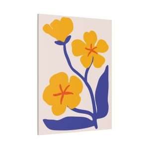 Botanical Doodle Art Flowers Canvas Wall Art – Part 22 of 24 in a Charming Collection - Image 18