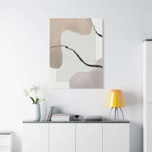 Minimalist Hand-Painted Canvas Wall Art – Part 2 of 2 in a Sophisticated Collection - Image 3