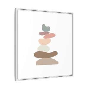 Zen Stones Yoga Canvas Wall Art – A Symbol of Balance & Harmony - Image 14