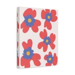 Botanical Doodle Art Flowers Canvas Wall Art – Part 12 of 24 in a Charming Collection - Image 10
