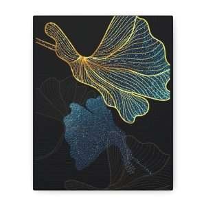 Luxury Golden Black Canvas Wall Art – Part 2 of 3 in an Elegant Collection - Image 5