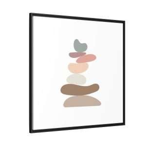 Zen Stones Yoga Canvas Wall Art – A Symbol of Balance & Harmony - Image 50