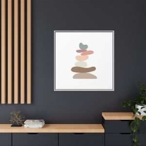 Zen Stones Yoga Canvas Wall Art – A Symbol of Balance & Harmony - Image 60