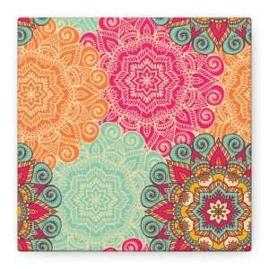Vintage Islamic, Arabic, and Indian Motifs Canvas Wall Art – Timeless Cultural Elegance - Image 5