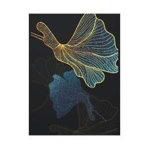Luxury Golden Black Canvas Wall Art – Part 2 of 3 in an Elegant Collection - Image 1